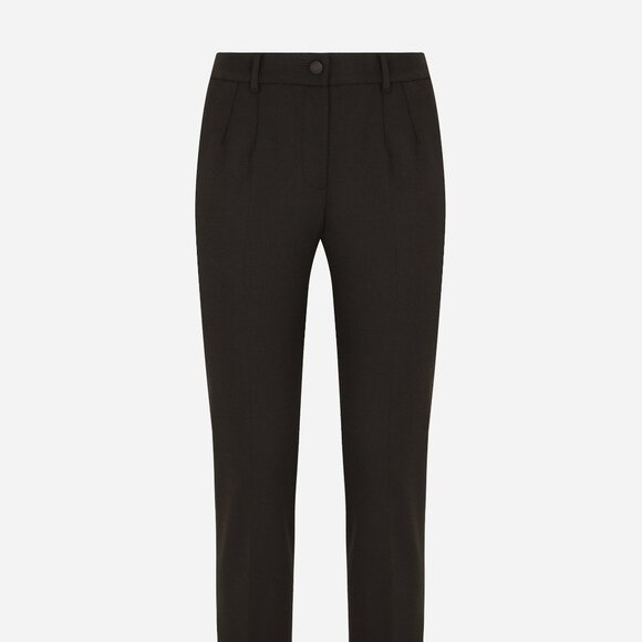 Dolce and Gabbana Stretch Wool Pants Size: 42 Color: Black - Picture 2 of 12
